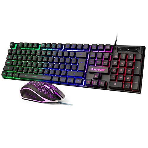 激安アウトレット Keyboard ゲーミング Flagpower And Feeling Mechanical Backlit Rainbow Combo マウス キーボード Www Napsa Co Zm