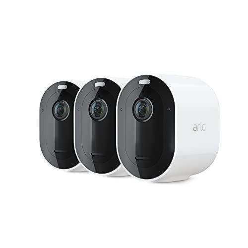 公式サイトセール スポットライトカメラ Arlo Pro 4 3パック ワイヤレスセキュリティ 2Kビデオ&ampHDR カラーナイトビジョン 2ウェイオーディオ
