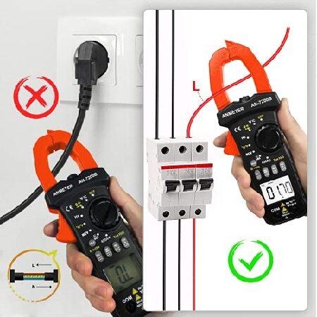 ANNMETERクランプメーター、デジタルマルチメーターNCV TRMS 6000