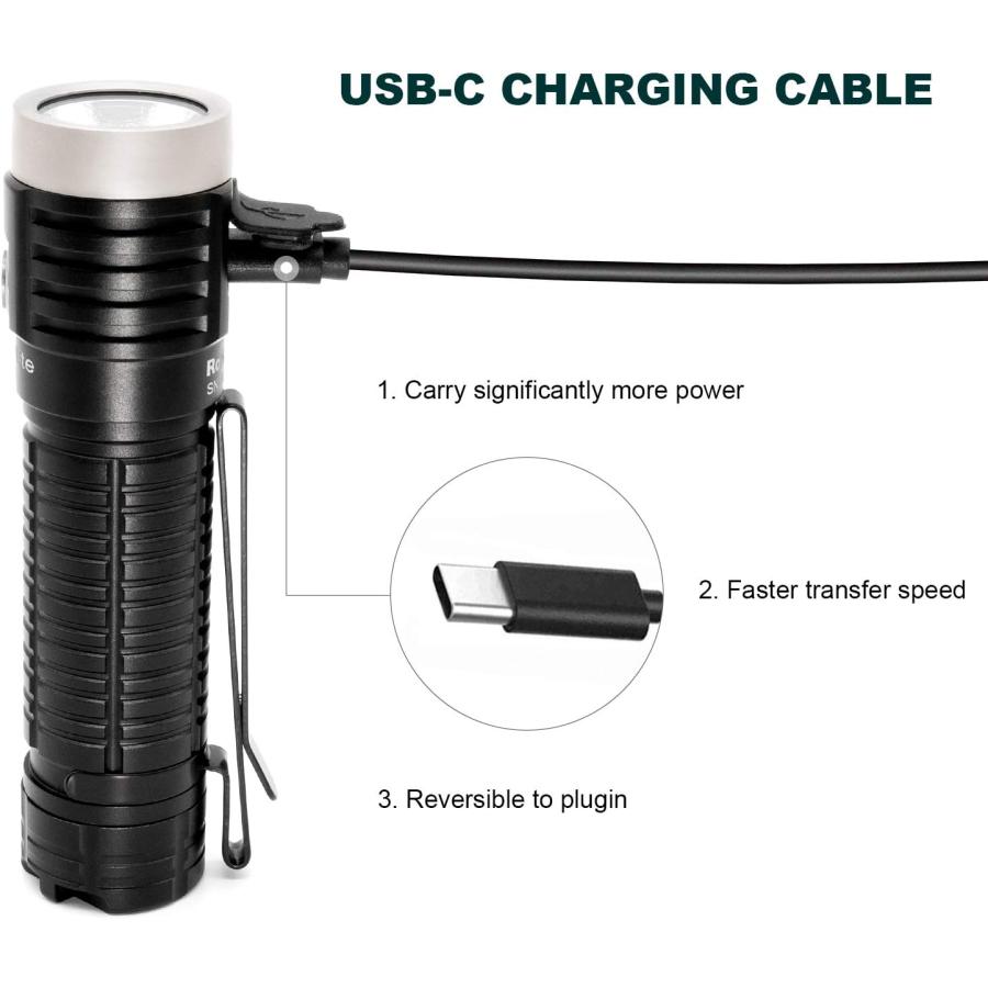 ThruNite ライト T2 充電式 懐中電灯 3757 高ルーメン USB Type ThruNite ライト T2 充電式 懐中電灯 3757 高ルーメン USB Type