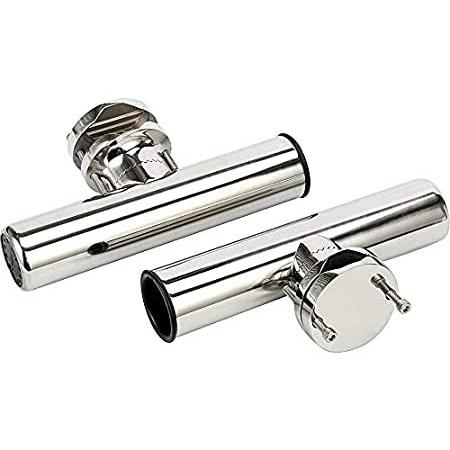 高知インター店 ステンレス スチール 2pcs 1 1 4 2 Degree All Rails Boat For 魚ing On Clamp ホルダー Rod ロッドホルダー Binghamtonhots Com