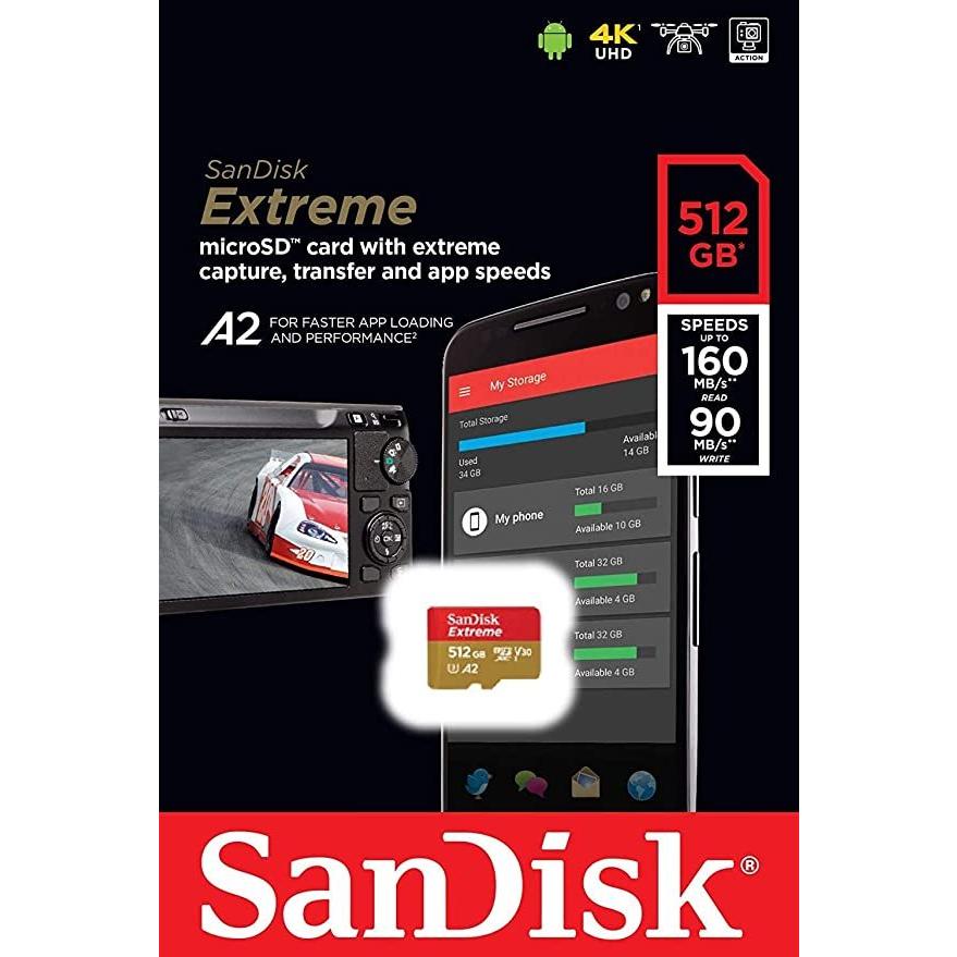 SanDisk Extreme 512GB Micro SDカード for Phone Works with Samsung Galaxy S20｜hiro-s-shop｜03