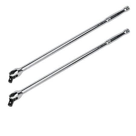 日本アウトレット MTP 2Pcs 15 Breaker Bar 1/2 & 3/8 Drive Long Handle Flex ratchet Wrench So