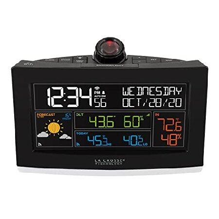 La Crosse Technology 631-99897-INT WiFi Projection Alarm Clock