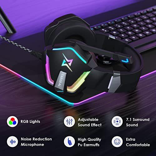 Virtual 7 1 ステレオ効果 ゲーム用ヘッドセット ヘッドホン Ps4 Ps5 Pcコントローラー用 ノートパソコン ノイズキャンセリング オ B094xdkb5f 海外輸入専門のhiroshop 通販 Yahoo ショッピング