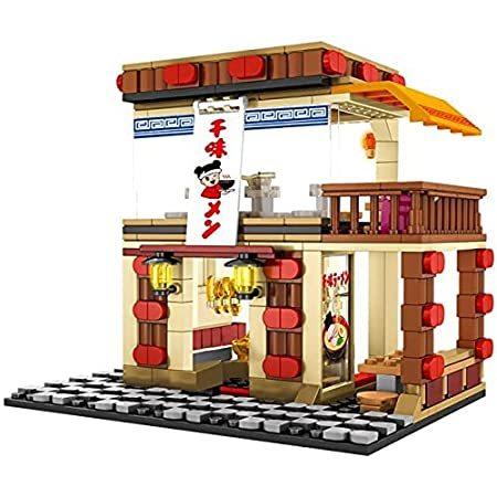 【送料関税無料】 City Street View Building Blocks Japanese Toy Bricks Restaurant Store 積木