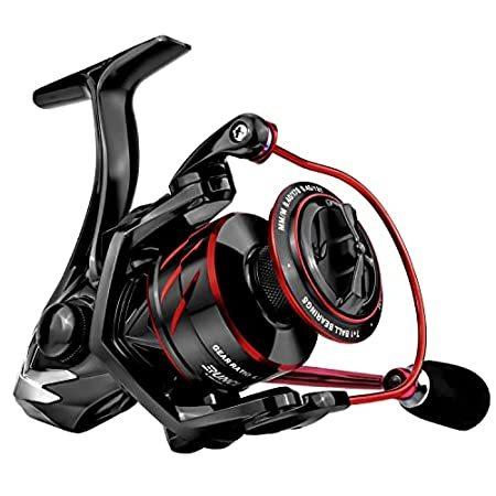RUNCL スピニングリール フィッシングリール Ancohuma、超軽量6.2:1ギア比、最大25ポンド、ステンレスBB、CNCアルミニウム合金スプ