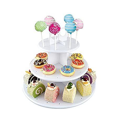 Rosinking 3段カップケーキスタンド ロリポップ ケーキポップスタンド 42穴カップケーキホルダー デザートスタンド テーブルドーナツロリーデ B096kgpq4f 海外輸入専門のhiroshop 通販 Yahoo ショッピング