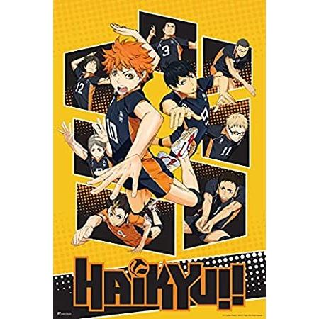 冬バーゲン 特別送料無料 ハイキューポスター ストリーミ クランチロール ハイキューアニメポスター スタッフハイキュー漫画 アニメ ショヨー チーム カラスのノ高校バレーボール 日本画 Www Batishlaw Com