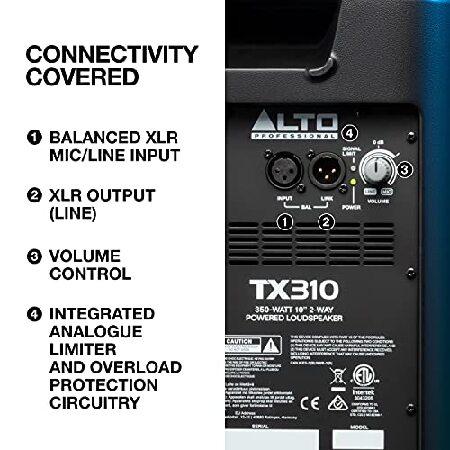 SALE＆送料無料 Alto Professional TX310 - 350W Powered DJ Speakers， PA System with 10 Woofer for Mobile DJ and Musicians， Small Venues， Ceremonies and Sports Events