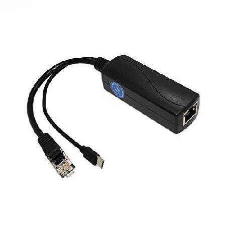 REVODATA Gigabit USB PoE Splitter 48V to 2.4A, 802.3af Micro USB Splitter Adapter Power Over Ethernet for Raspberry Pi, Google WiFi, Tablets, :B097RFFGM4:海外輸入専門のHiroshop - 通販 - Yahoo!ショッピング