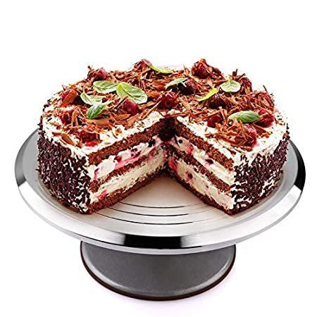 ケーキスタンドUTEN、12インチアルミニウムケーキ、ケーキターン
