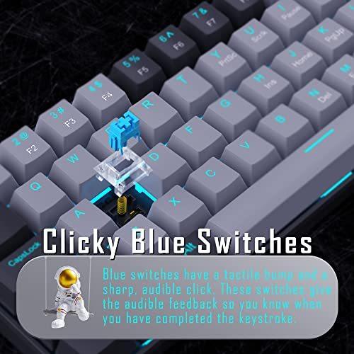Camiysn 60 メカニカルゲームキーボード ブラック グレー ミックスカラーキーキャップ ゲームキーボード ブルースイッチ付き 取り外し可能なt B09ct43x9l 海外輸入専門のhiroshop 通販 Yahoo ショッピング