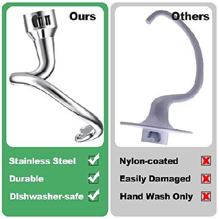 並行輸入品】Kitchenaid 4.5/5クォート交換用スパイラル生地