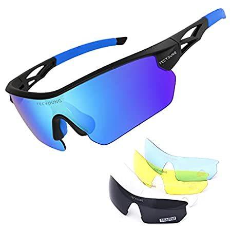 超歓迎  Interchangeable 5 with Sunglasses Sports Polarized Lenses,Mens Cycli Womens スポーツサングラス