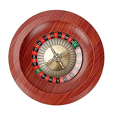 年末のプロモーション Games Casino Game, Wheel Roulette Red Inch 12.6 SHENGDASI 32Cm Woode Deluxe ボードゲーム