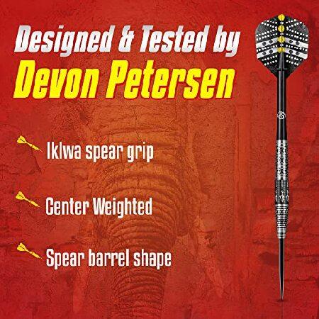 Shot!　Darts　Devon　New　Made　Wisdom　Steel　for　Petersen　Zealand　Women　Darts　in　80%　Flights　Tip　Designed　Professional　Pro　Tungsten　Set,　Dart　Throwing