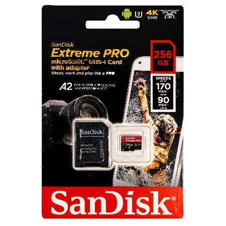 SanDisk Extreme Pro 256GB MicroSD メモリーカード Works with Insta360 One RS Twin, One RS 4K, One RS 1-inch Action Camera (SDSQXCZ-256G-GN6MA) Bundle w｜hiro-s-shop｜02