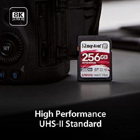 キングストン SDXCカード 128GB 最大300MB/s UHS-II V90 4K 8K Canvas React Plus SDR2/128GB カードのみ 製品寿命期間　｜hiro-s-shop｜04
