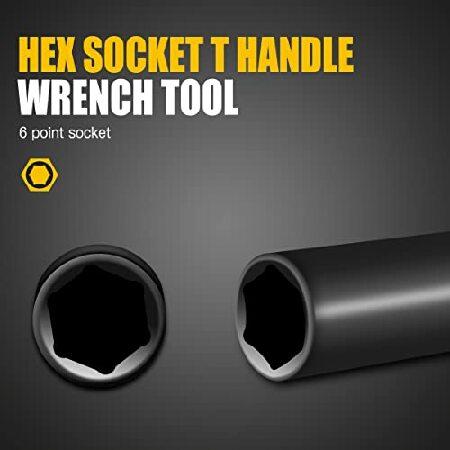 pgroup T Handle Metric Socket Wrench Set 6- Point (6mm-14mm) Hex