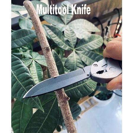 贅沢 Pocket Multitool wrench with 7 Tools， Portable multi tool folding  Adjustable wrench， multitool pliers with wire cutters
