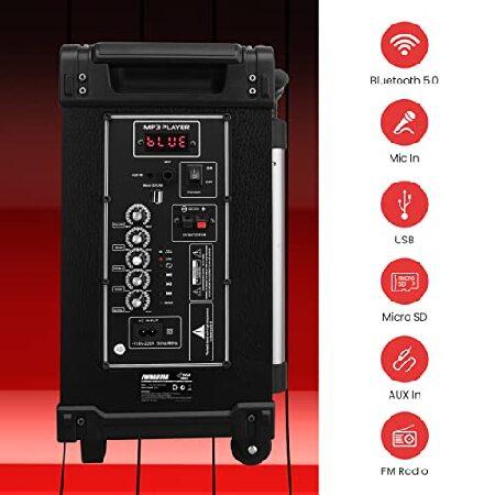 Pyle 8 ポータブル ワイヤレス Bluetooth スピーカー System Built :B0B4PQ55CK:海外輸入専門のHiroshop