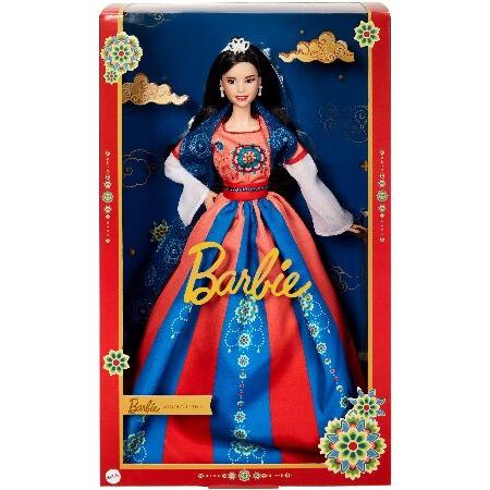 Barbie Signature Doll, Lunar New Year Collectible in Traditional Hanfu Robe with Chinese Prints, Displayable Packaging｜hiro-s-shop｜06
