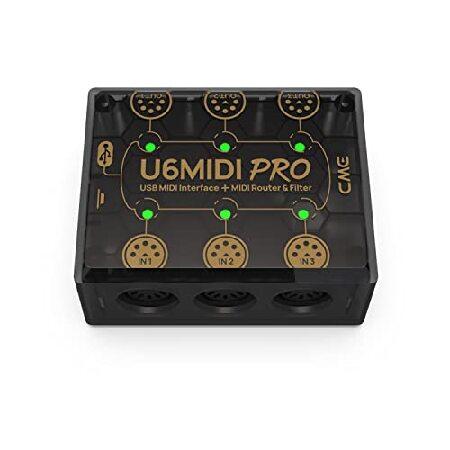 CME U6MIDI Pro - ルーターとフィルターを備えたMIDIインターフェース - コンピュータ用プラグアンドプレイUSB MIDI - マージ、スプリット、スルーを備えた3イン｜hiro-s-shop｜03