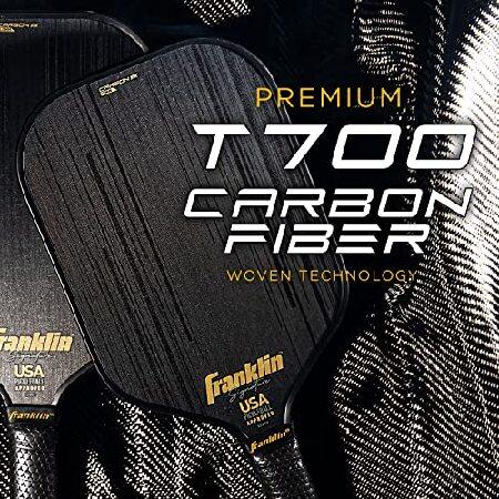 Franklin Sports Pro ピックルボールパドル シグネチャーシリーズ カーボンファイバーパドル カーボンSTKサーフェス USA ピックルボール(USAPA)承認 トーナメン 