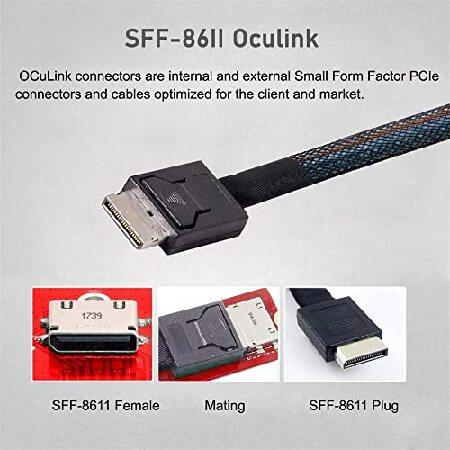 売れ筋 Xiwai Oculink SFF-8612 SFF-8611からM.2キット NGFF M-Keyから