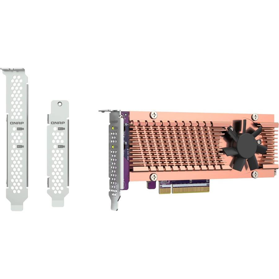 QNAP QM2-2P-384A デュアル M.2 PCIe SSD 拡張カード 最大2つのM.2 2280/22110 フォームファクター M.2 PCIe (Gen3 x4) SSD PCIe Gen3 x8｜hiro-s-shop｜08