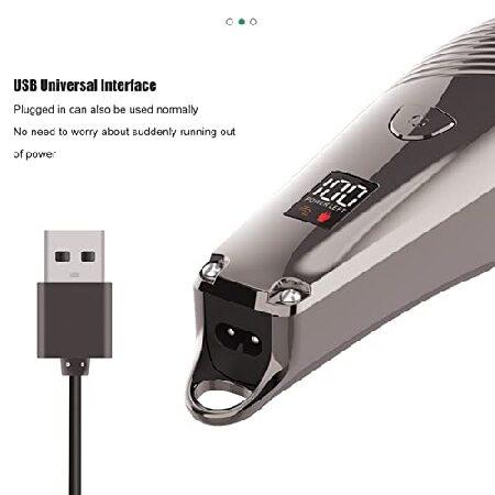 Electric ヘアトリマー バリカン ヘアクリッパー Men Beard Trimmer Male Beard Shaver コードレス Barber Clippers for Hair Cutting, Rechargeable 防水 3 Gui｜hiro-s-shop｜03