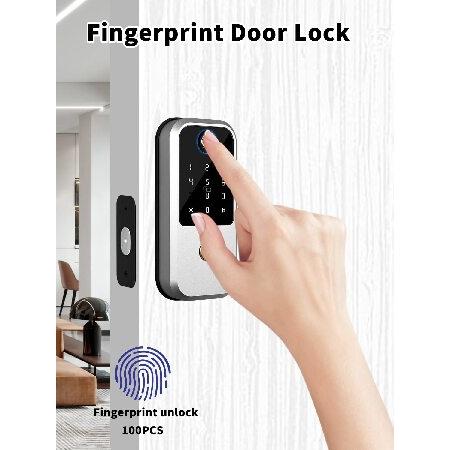 フロントデッドボルトロック 電子デジタル 生体認証指紋ドアロック