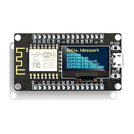 NodeMCU ESP8266 Development Board with 0.96 Inch OLED Display, CH340 Driver, ESP-12E WiFi ワイヤレス モジュール, and Micro USB Works Great for Arduino｜hiro-s-shop｜03