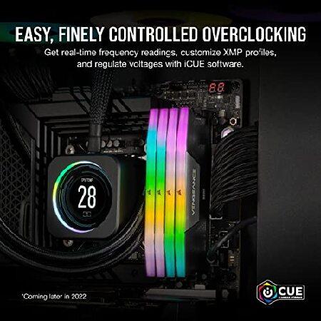 CORSAIR VENGEANCE RGB DDR5 RAM 96GB (2x48GB) 5600MHz CL40 Intel XMP iCUE Compatible Computer Memory - Black (CMH96GX5M2B5600C40)｜hiro-s-shop｜05