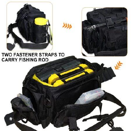 DEILAI Fishing Tackle Bag Saltwater Fishing Gear Bag Large Waterproof Bag  Storage Bag Tackle Box Organizer with Detachable Shoulder Strap for Fishing  : b0byn6ytk4 : 海外輸入専門のHiroshop - 通販 - Yahoo!ショッピング