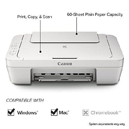 Canon PIXMA MG2522 Wired All-in-One Color インクジェット Personal プリンター, スキャナー ＆ Copier, White + プリンター Cable｜hiro-s-shop｜02