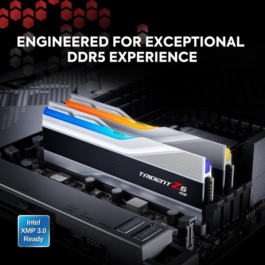 メモリー G.SKILL TRIDENT Z5 DDR5 8200 48GB G.SKILL Trident Z5 RGB Series (Intel XMP 3.0) DDR5 RAM 32GB