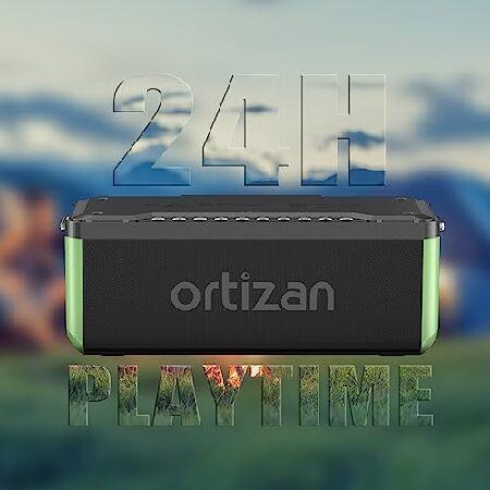 Ortizan ポータブル Bluetooth スピーカー Loud with Subwoofer， Bluetooth Ortizan ポータブル スピーカー Loud with Subwoofer，