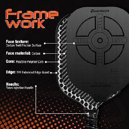 2023-LIGHT ピックルボールパドル 上級者向け - グラファイト＆カーボンファイバーピックルボールラケット - 最高のピックルボールパドル USA ピックルボール承 