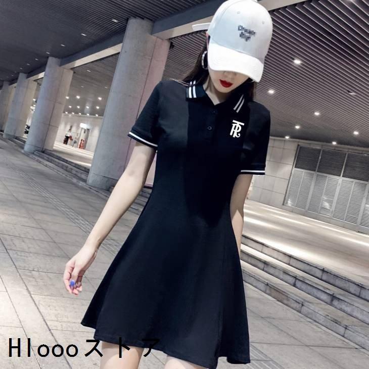 ポロワンピースレディースワンピースaラインポロシャツスポーツ大人カジュアルレディースレディースファッションカジュアルおしゃれかわいいママ Hioooストア 通販 Yahoo ショッピング