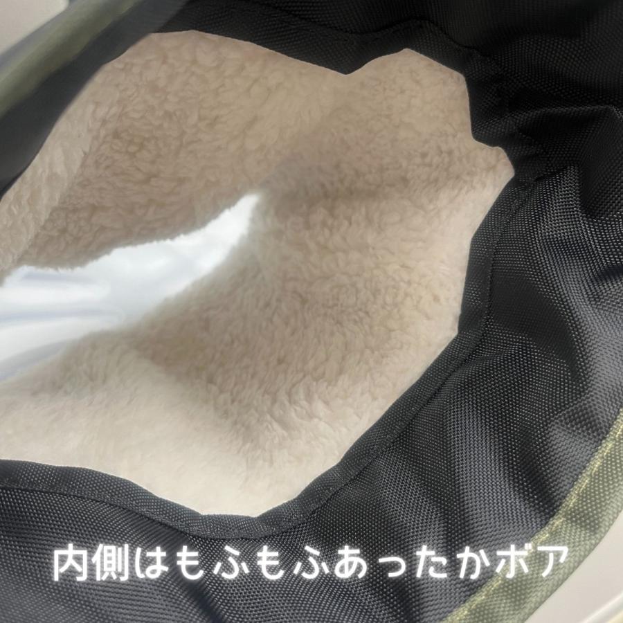 自転車 ハンドルカバー 裏起毛 ボア  撥水 防寒 防風 冬向け 簡単取り付け 電動自転車対応 ブラック hiro ヒロ 日本製  おしゃれ |  | 11