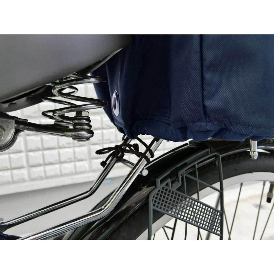 HIRO(ヒロ) 自転車 後ろかごカバー スライドタイプ 2段式 日本製