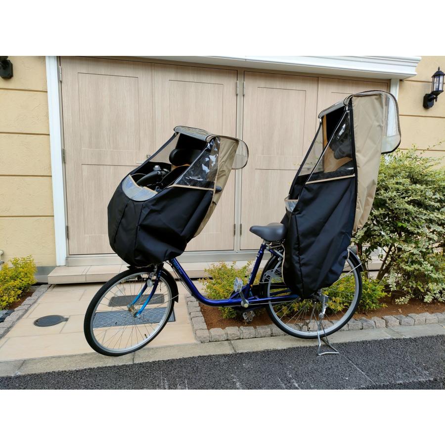 自転車 子供乗せ チャイルドシート レインカバー 後ろ用 HIRO 自転車 子供乗せ チャイルドシート レインカバー 後ろ用 HIRO