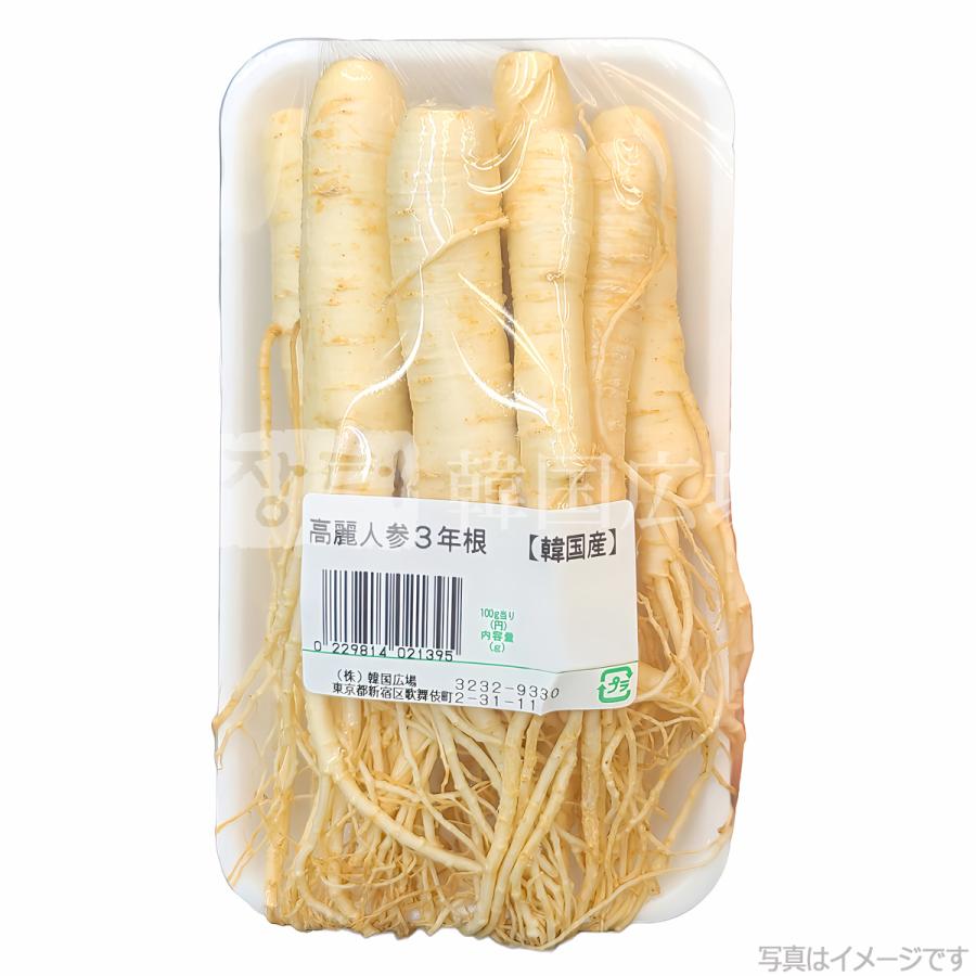生 高麗人参 韓国産 3年根【140】/ 韓国食品 韓国食材 インサム スサム