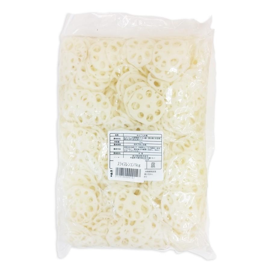 スライス水煮レンコン 1kｇ 中国産 | 