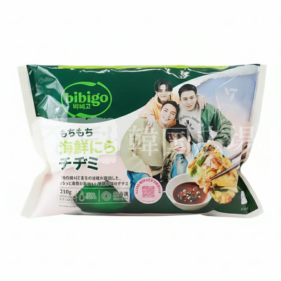 冷凍 bibigo もちもち海鮮にらチヂミ 210g | bibigo | 01