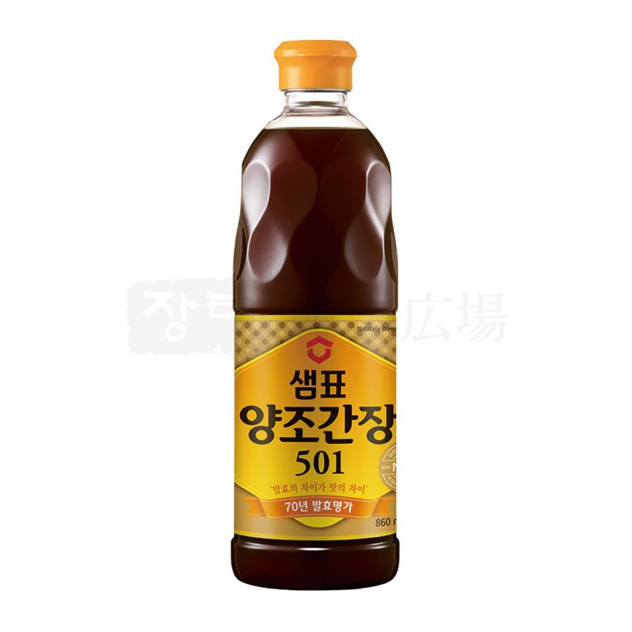 センピョ 醸造醤油 501 860ml / 韓国食品 韓国調味料 韓国料理｜hiroba