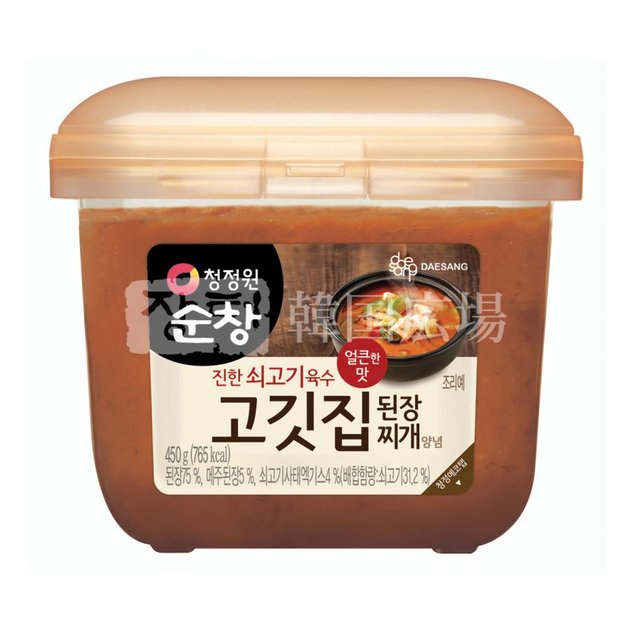 スンチャン 牛だし入りテンジャン 450g / 韓国調味料 韓国食品 韓国味噌 | 