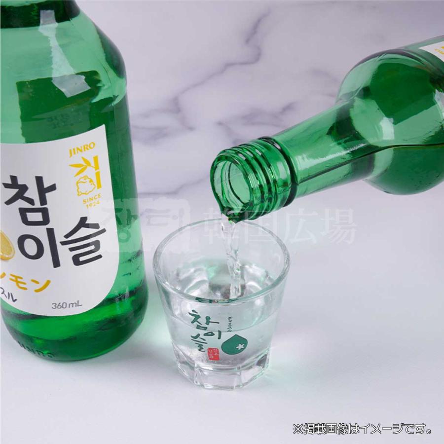 JINRO（眞露） チャミスル レモン 360ml BOX(20本入) 韓国焼酎 : 韓国
